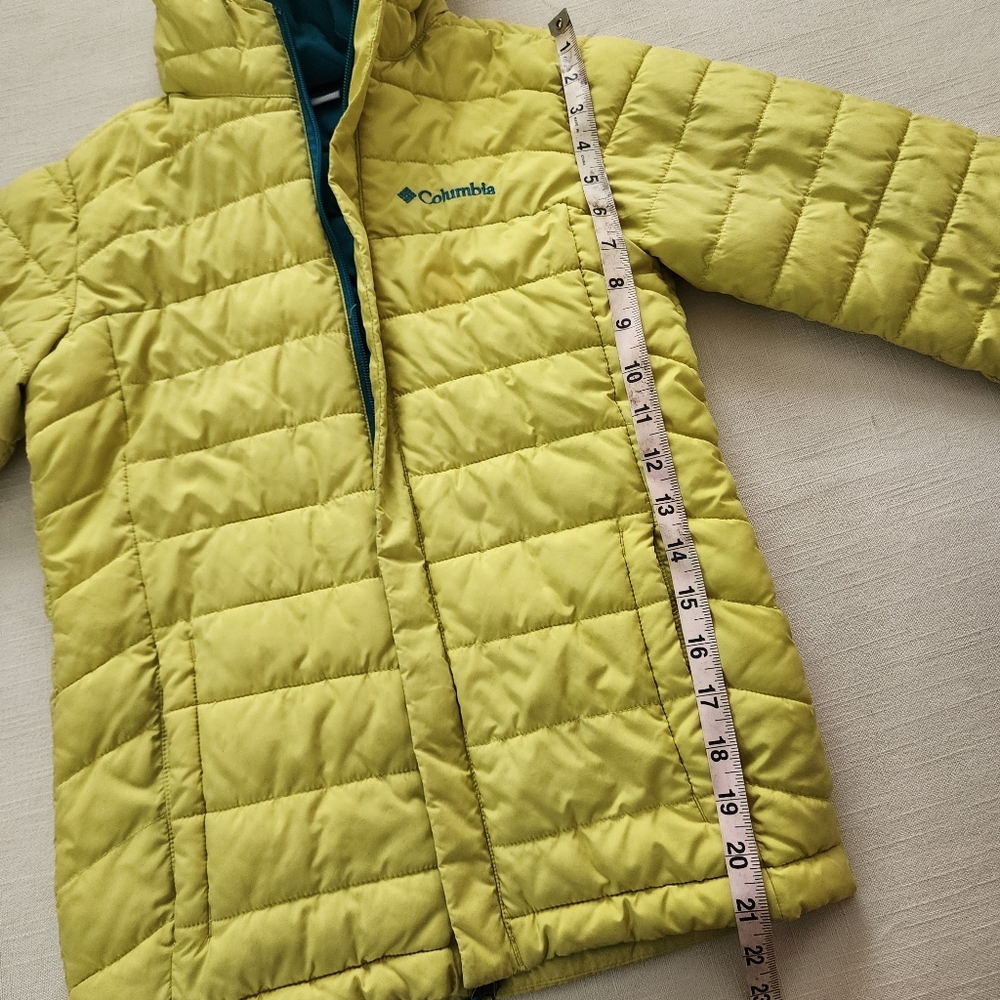 Columbia hooded jacket kids medium 10/12 - Picture 10 of 12